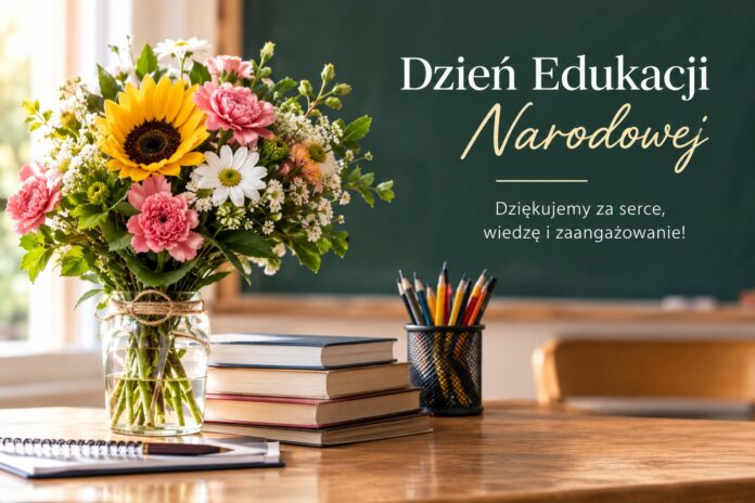 Kwiaty i książki dla nauczycieli 2